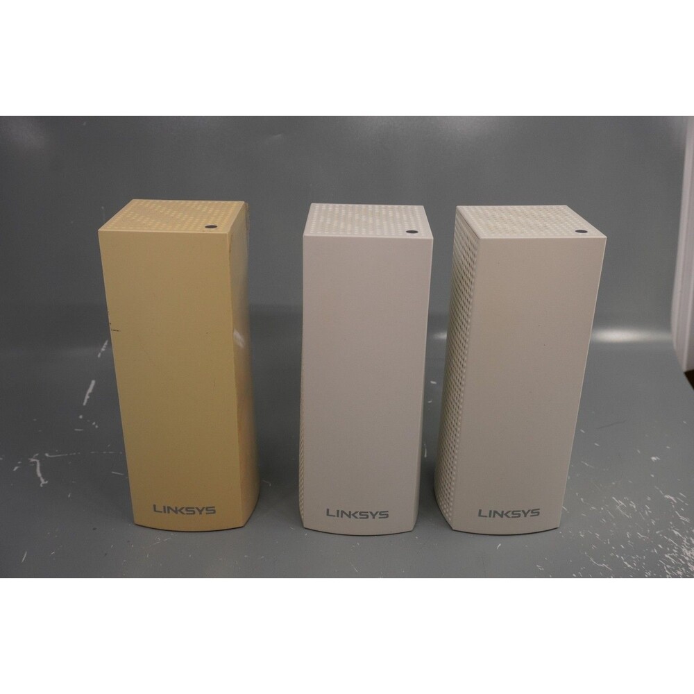 Linksys WHW03 Tri-Band Whole Home Wi-Fi System Lot Of 3 No Power Cables
